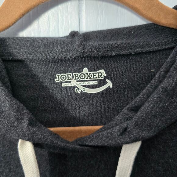 Joe Boxer Rainbow Unicorn Patch Hoodie size Large Whimsy 90s GirlhoodCore - Picture 3 of 7